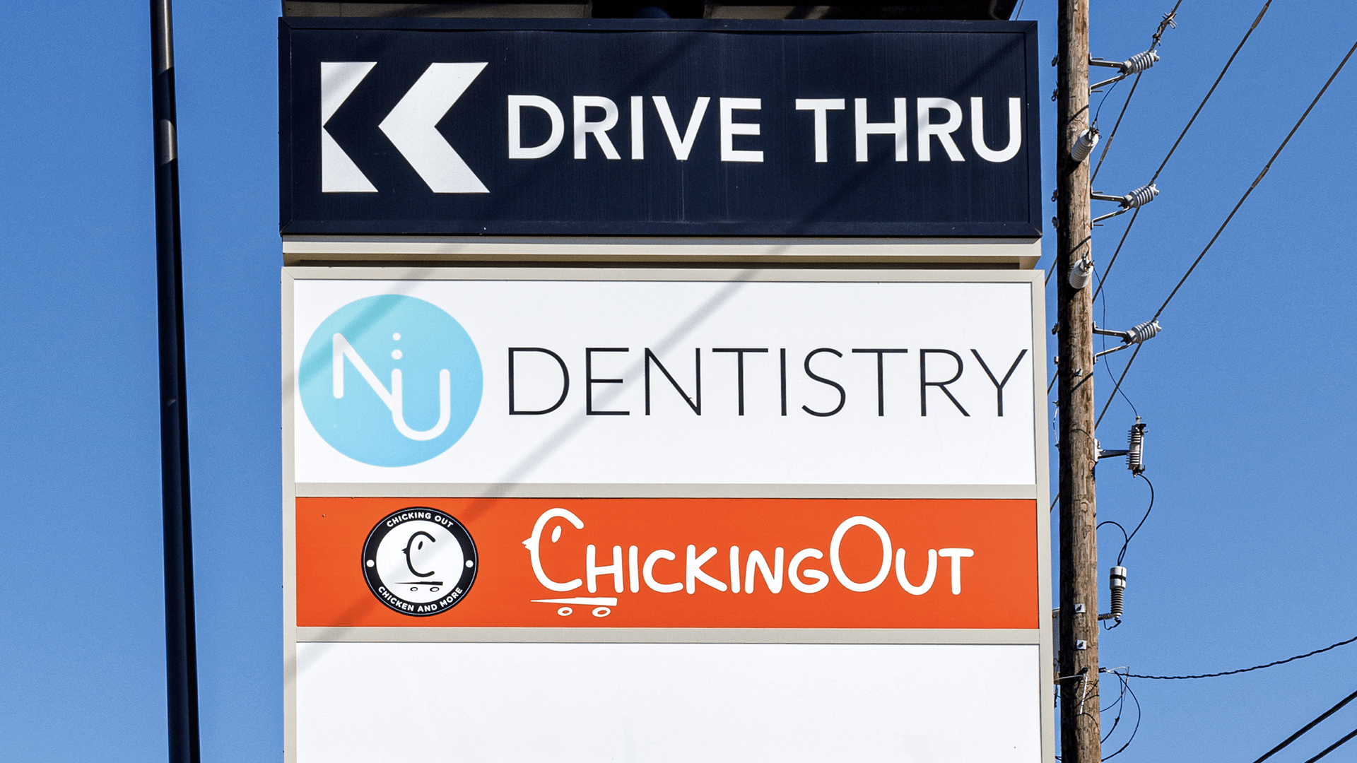 Nu dentistry sign.